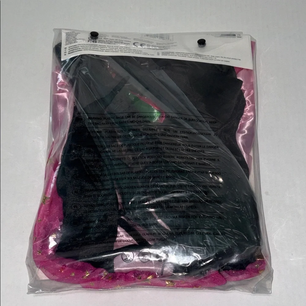 Spooktacular Creations New Pink Witch Costume for Kids Size Medium 8-10 Years